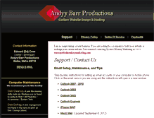 Tablet Screenshot of andyybarr.com